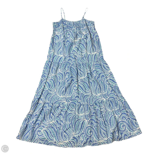 Dress Casual Maxi By J Mclaughlin In Blue & White, Size: S