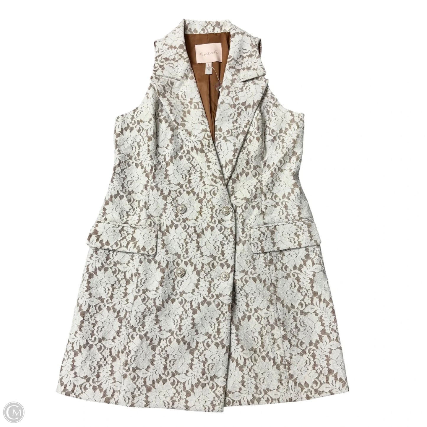 Dress Casual Short By Hutch In Cream, Size: L