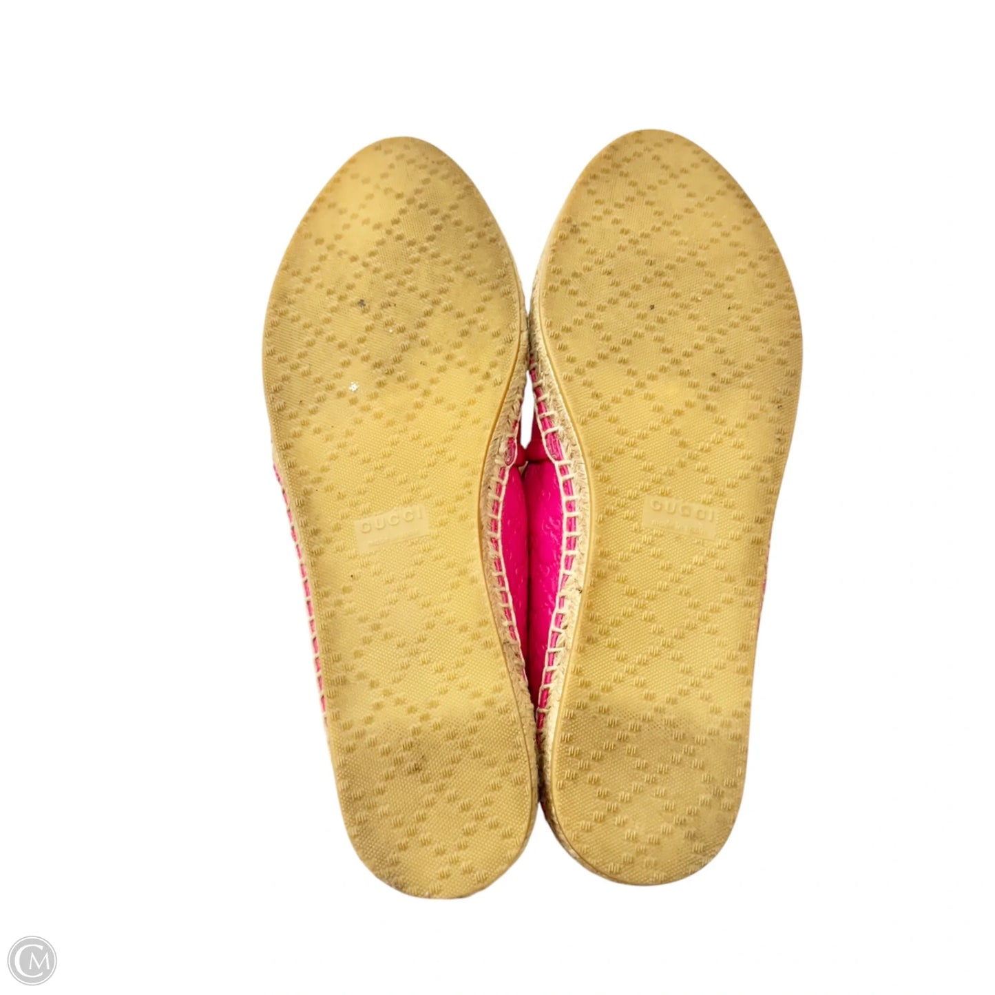 Shoes Luxury Designer By Gucci In Pink, Size: 5.5