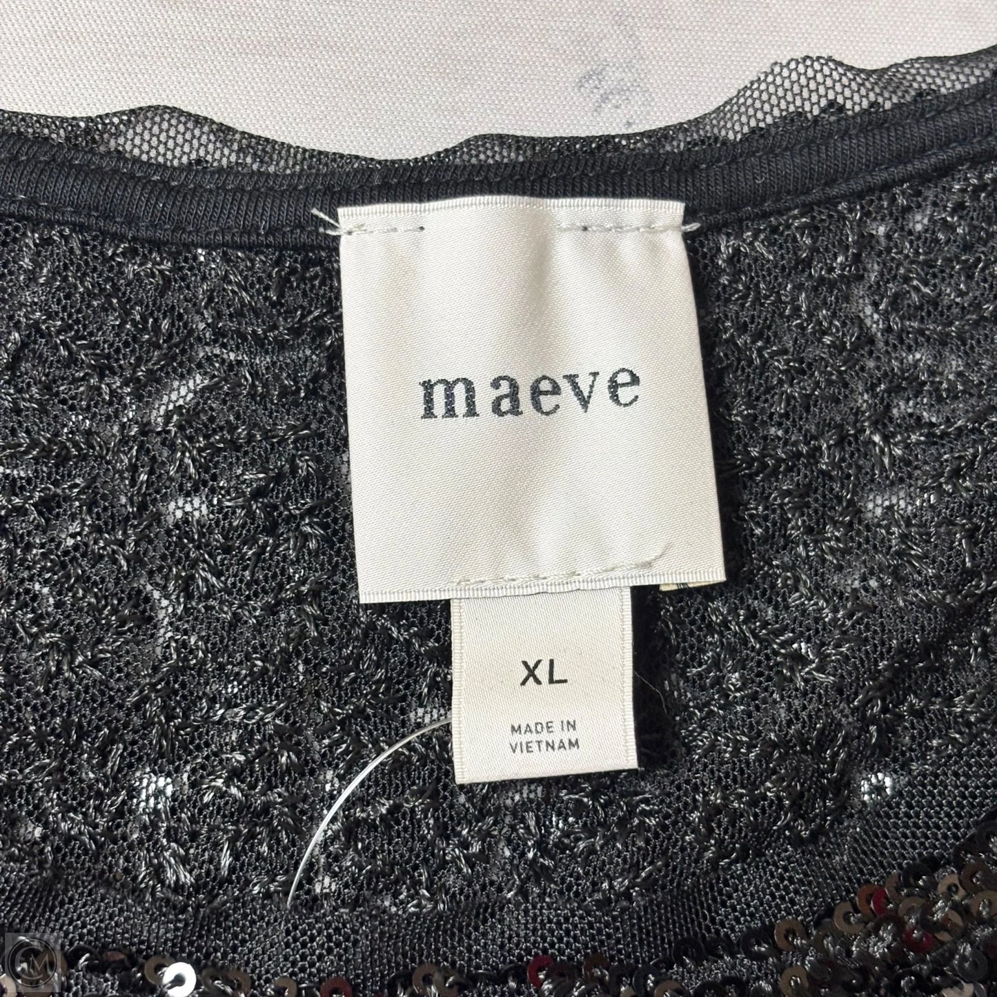 Top Short Sleeve By Maeve In Black, Size: Xl