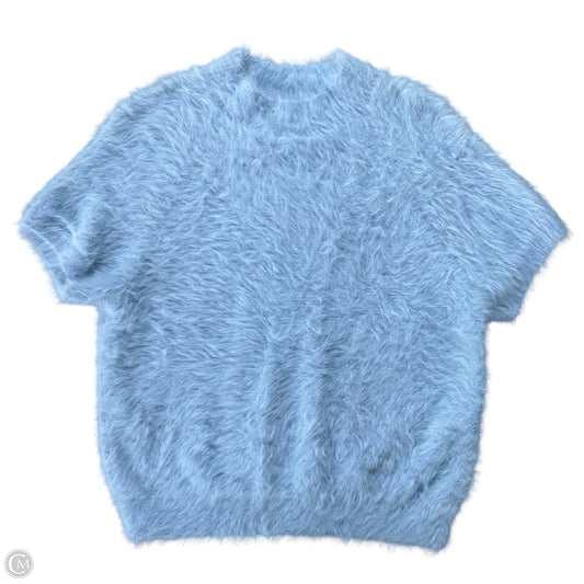 Sweater Short Sleeve By Pilcro In Blue, Size: 1x