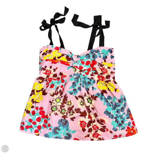 Top Sleeveless By Anthropologie In Multi-colored, Size: M