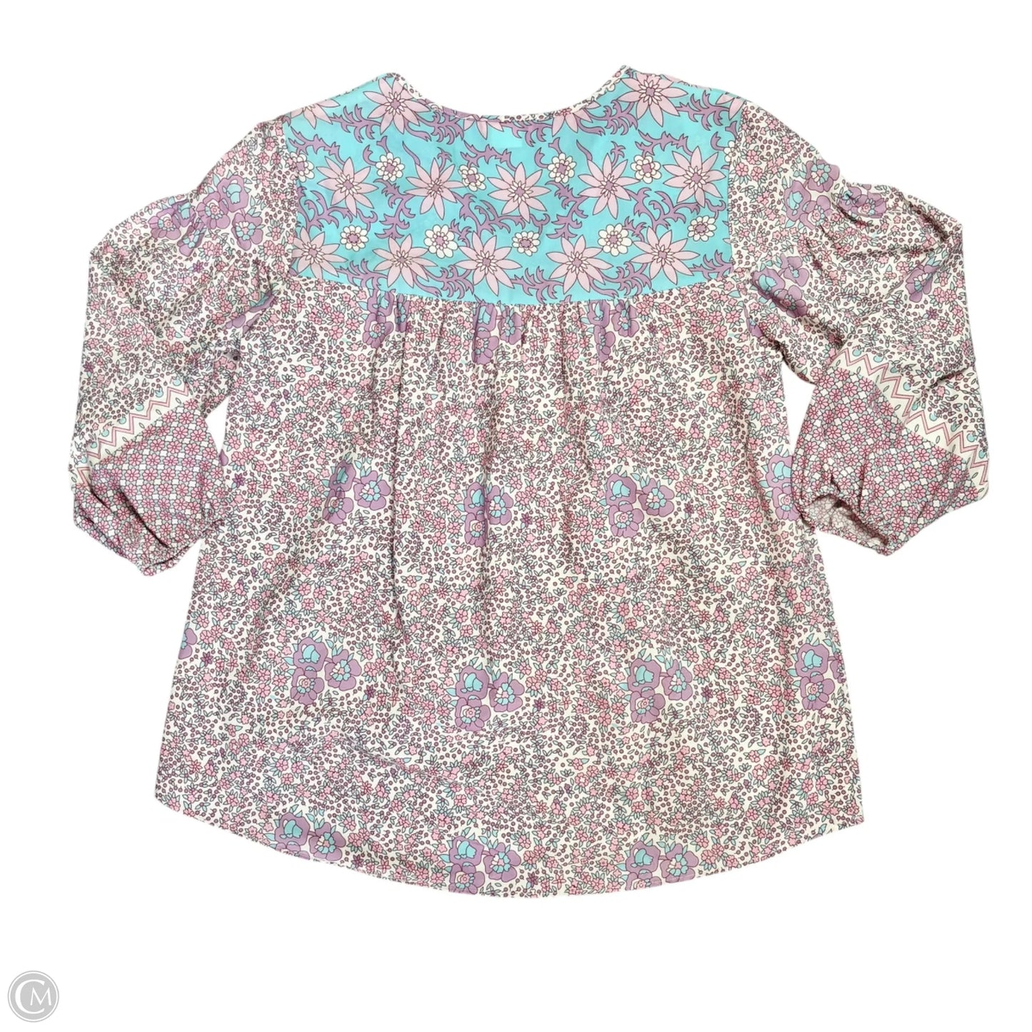 Top 3/4 Sleeve By Shoshanna In Floral Print, Size: S