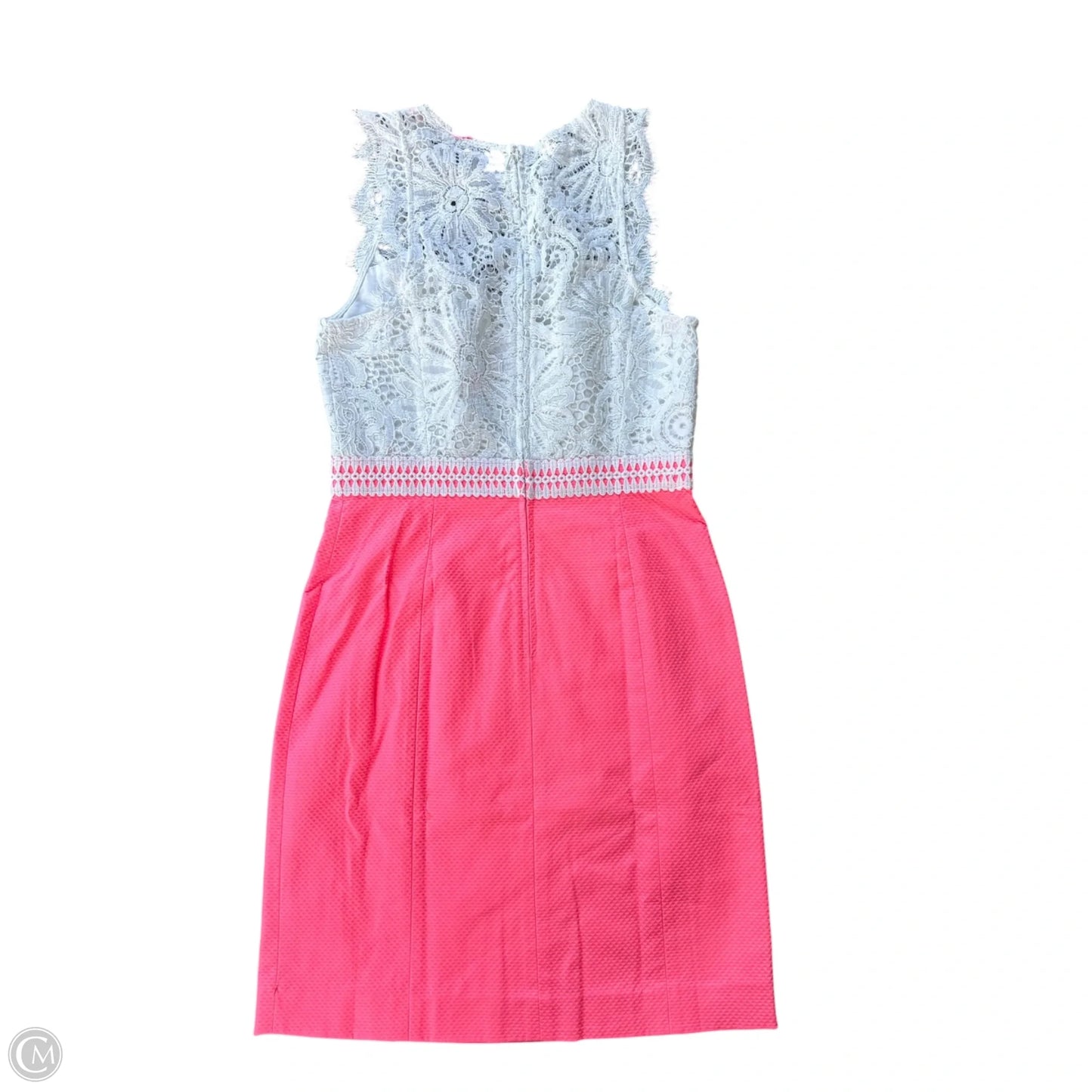 Dress Designer By Lilly Pulitzer In Pink & White, Size: Xs
