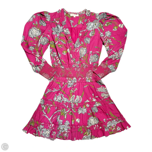 Dress Casual Short By Love the Label In Floral Print, Size: S