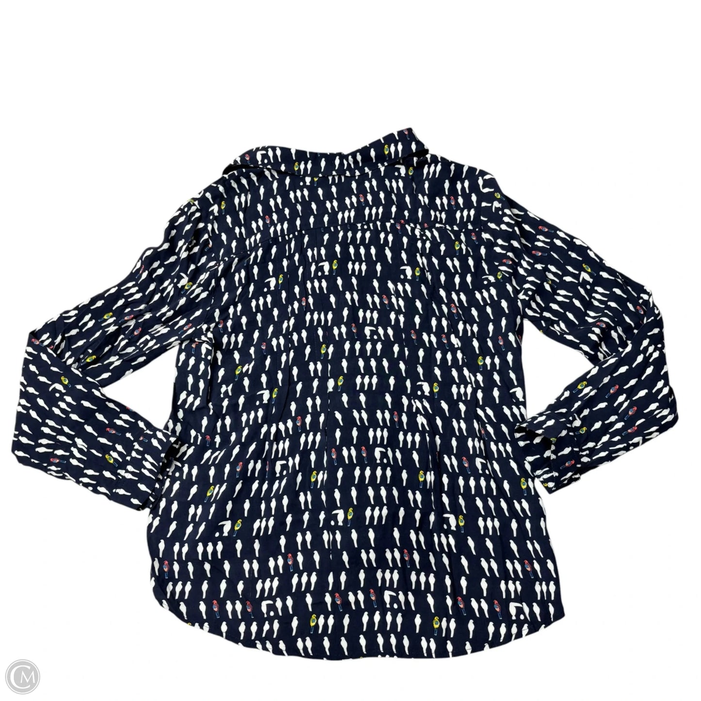 Top Long Sleeve By Maeve In Navy, Size: Xsp
