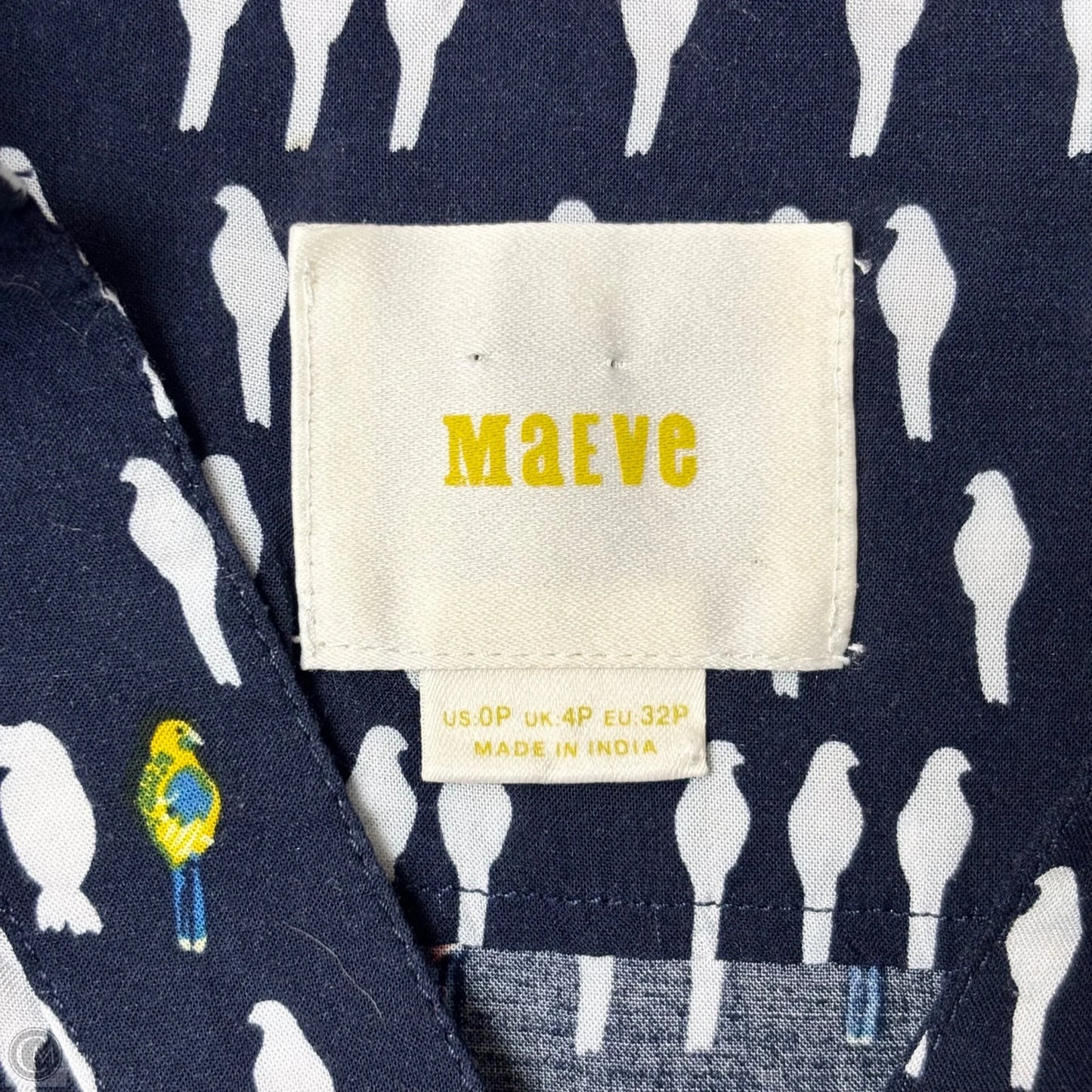 Top Long Sleeve By Maeve In Navy, Size: Xsp