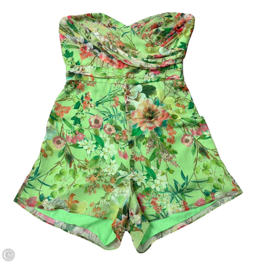 Romper By Jay Godgrey In Floral Print, Size: Xs