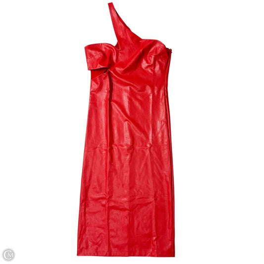Dress Casual Midi By Amanda Uprichard In Red, Size: M