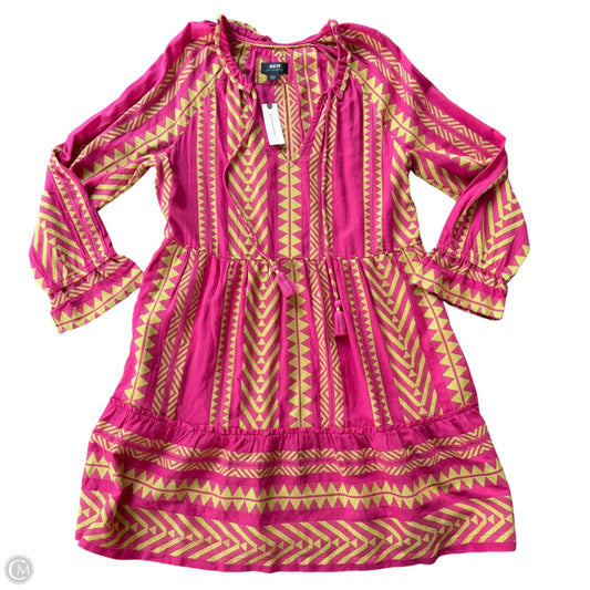 Dress Casual Midi By Maeve In Green & Pink, Size: S