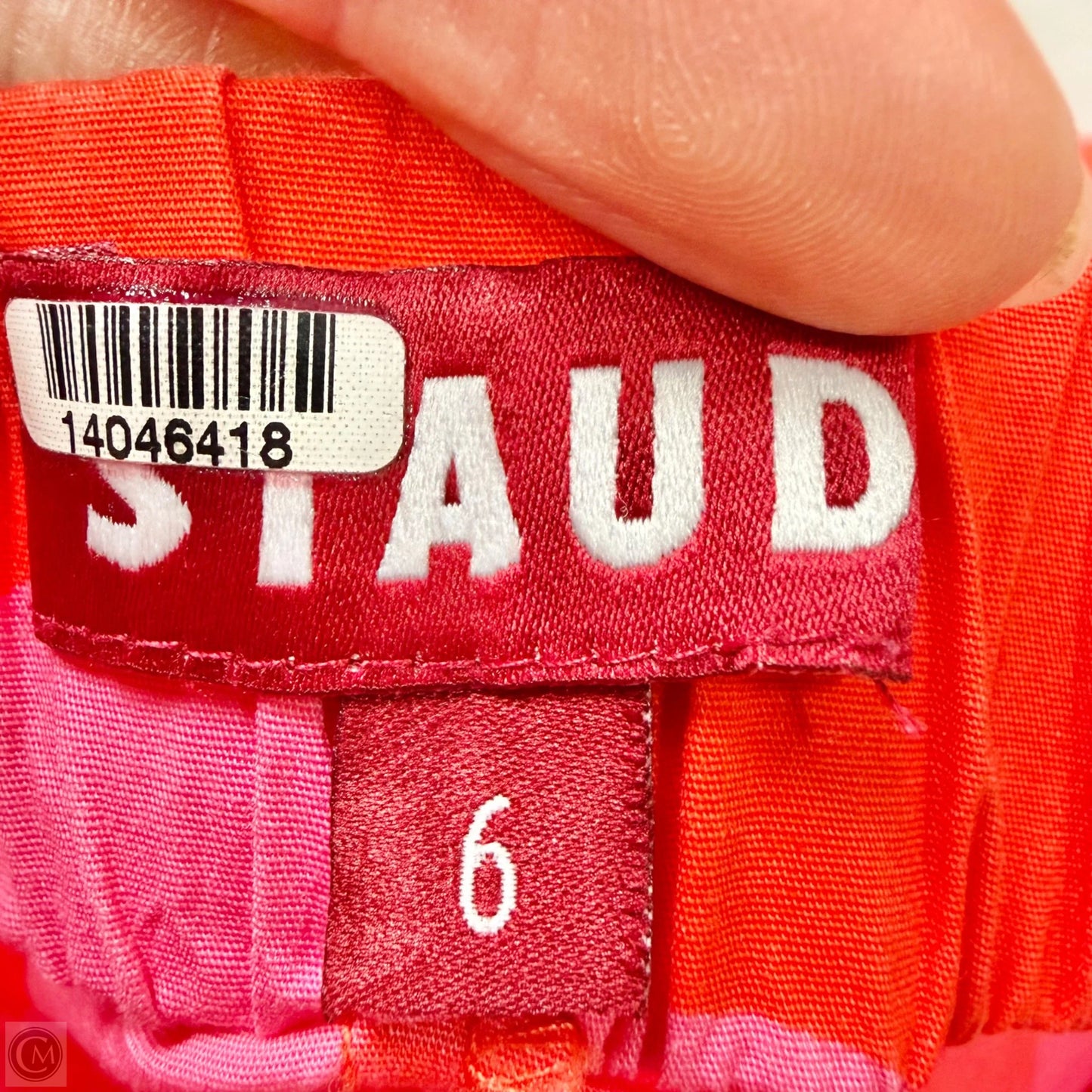 Romper By Staud In Orange & Pink, Size: S