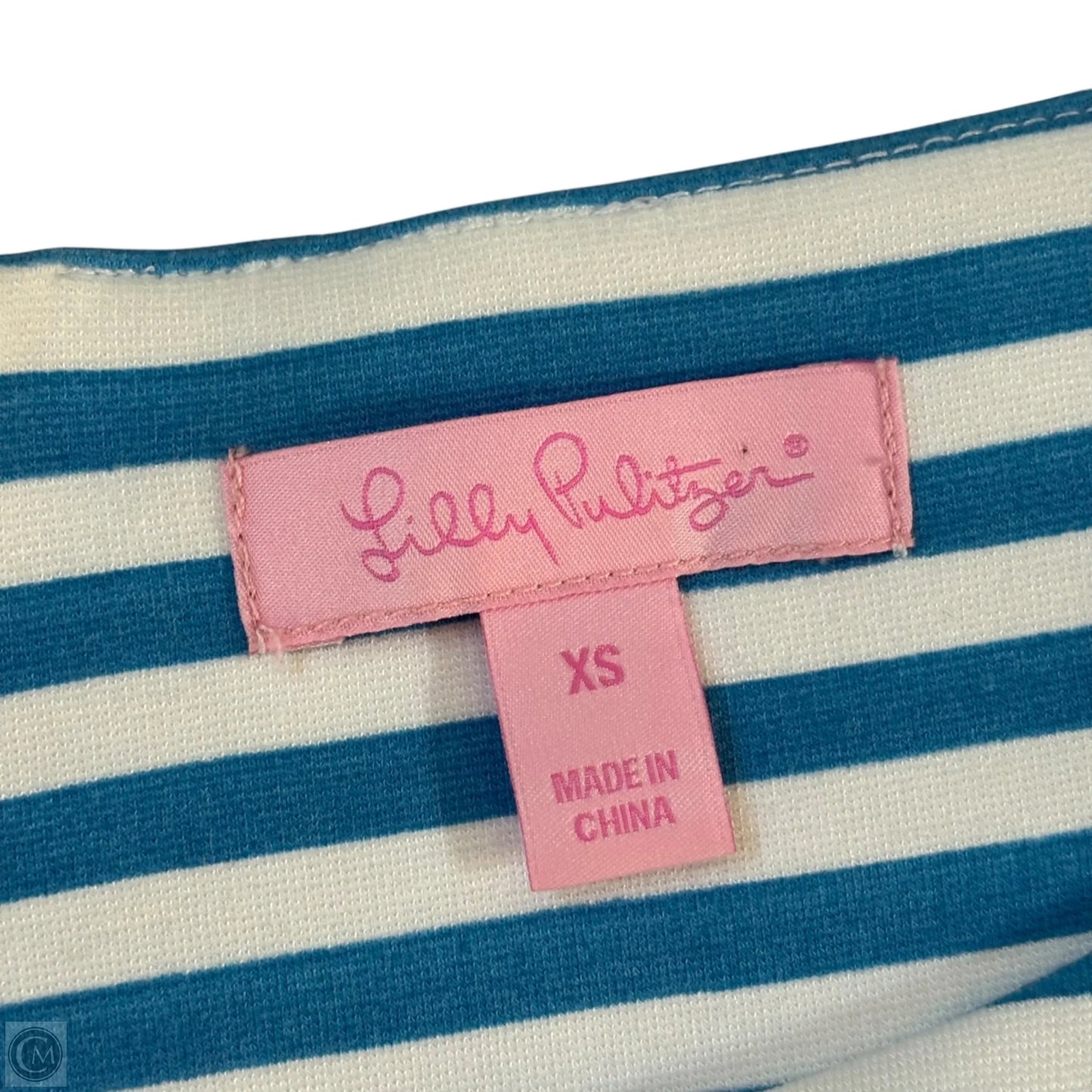 Dress Designer By Lilly Pulitzer In Striped Pattern, Size: Xs