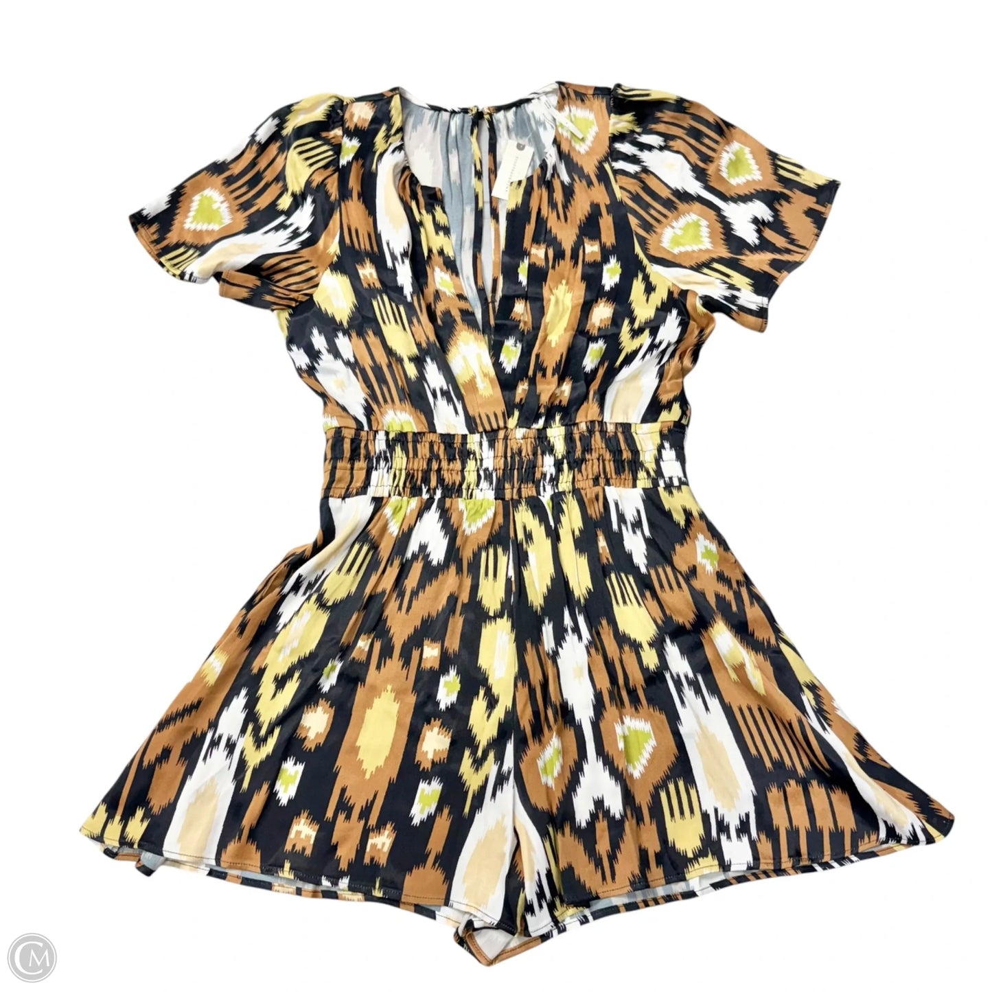 Romper By Anthropologie In Black & Brown, Size: M
