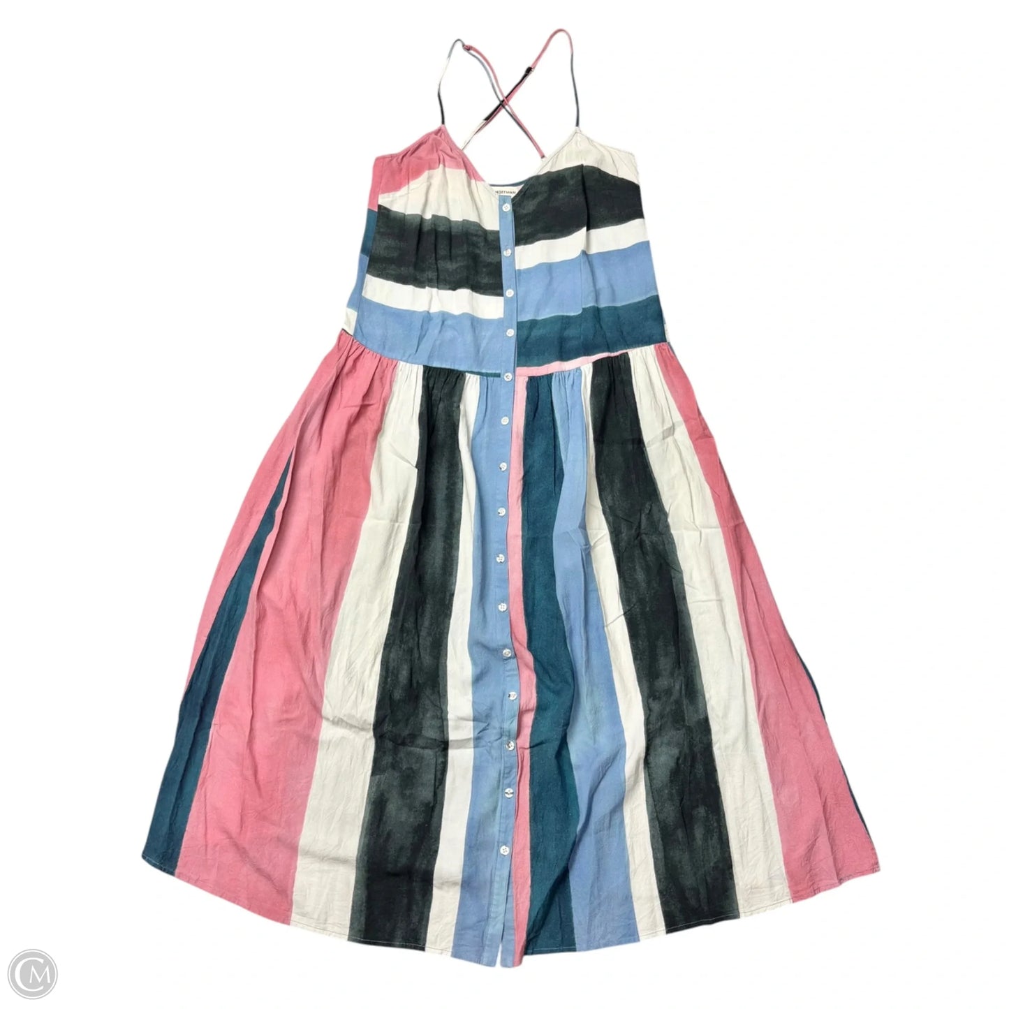 Dress Casual Midi By Mara Hoffman Swim In Striped Pattern, Size: M
