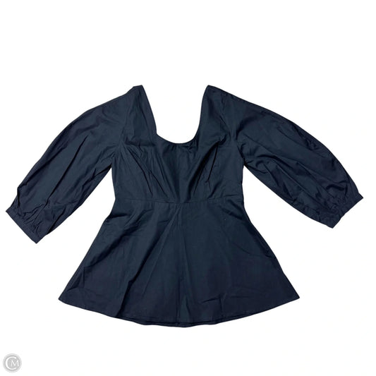Top 3/4 Sleeve By Tanya Taylor In Navy, Size: Xs