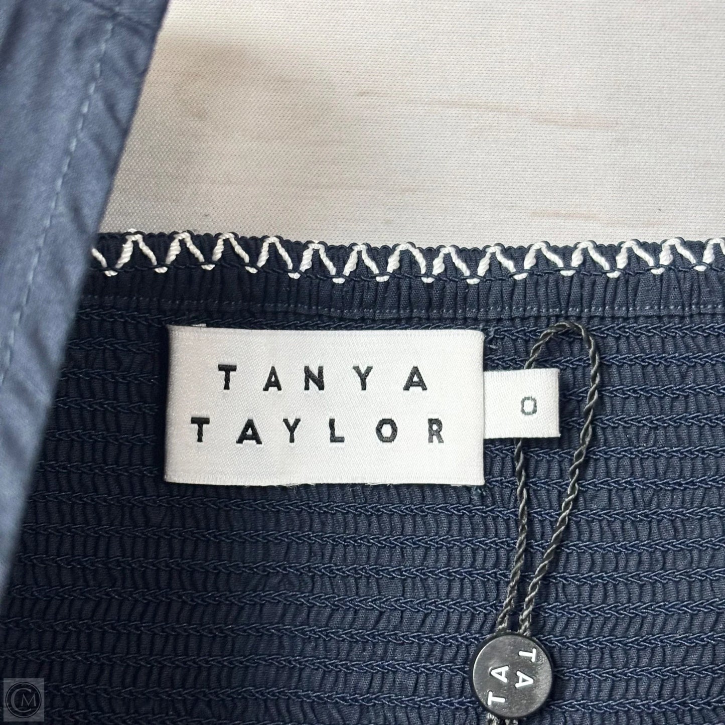 Top 3/4 Sleeve By Tanya Taylor In Navy, Size: Xs