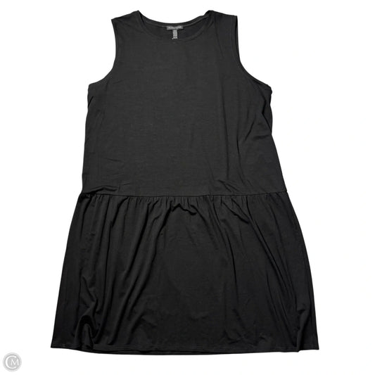 Dress Casual Midi By Eileen Fisher In Black, Size: Xl
