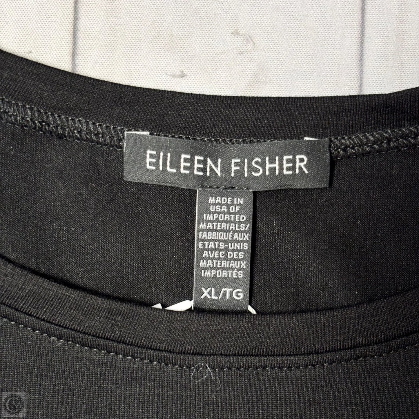 Dress Casual Midi By Eileen Fisher In Black, Size: Xl