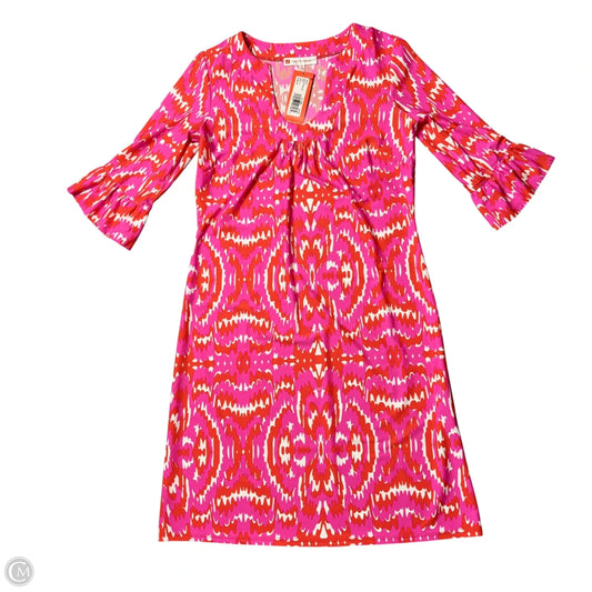 Dress Casual Midi By Jude Connally In Orange & Pink, Size: S