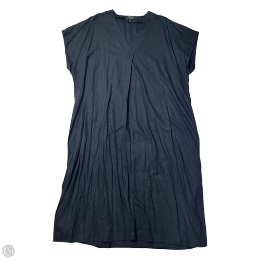 Dress Casual Maxi By Banana Republic In Navy, Size: L