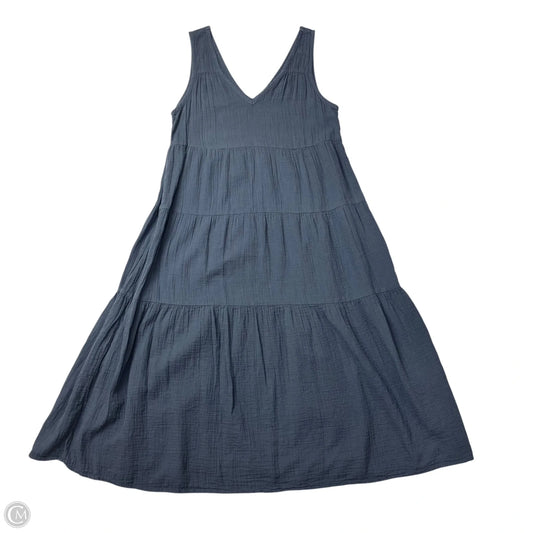 Dress Casual Maxi By Quince In Navy, Size: Xl