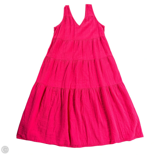 Dress Casual Maxi By Quince In Pink, Size: Xl