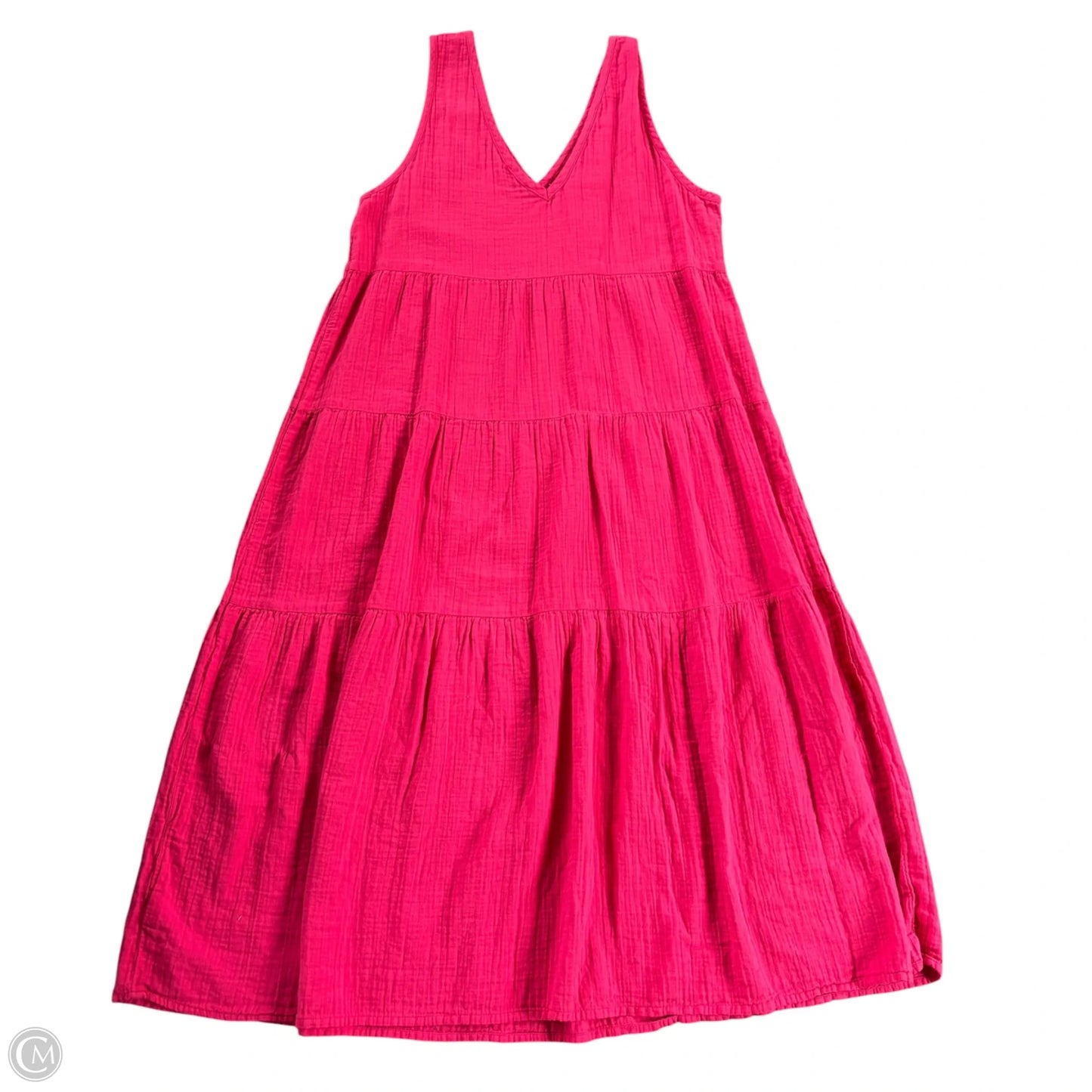 Dress Casual Maxi By Quince In Pink, Size: Xl