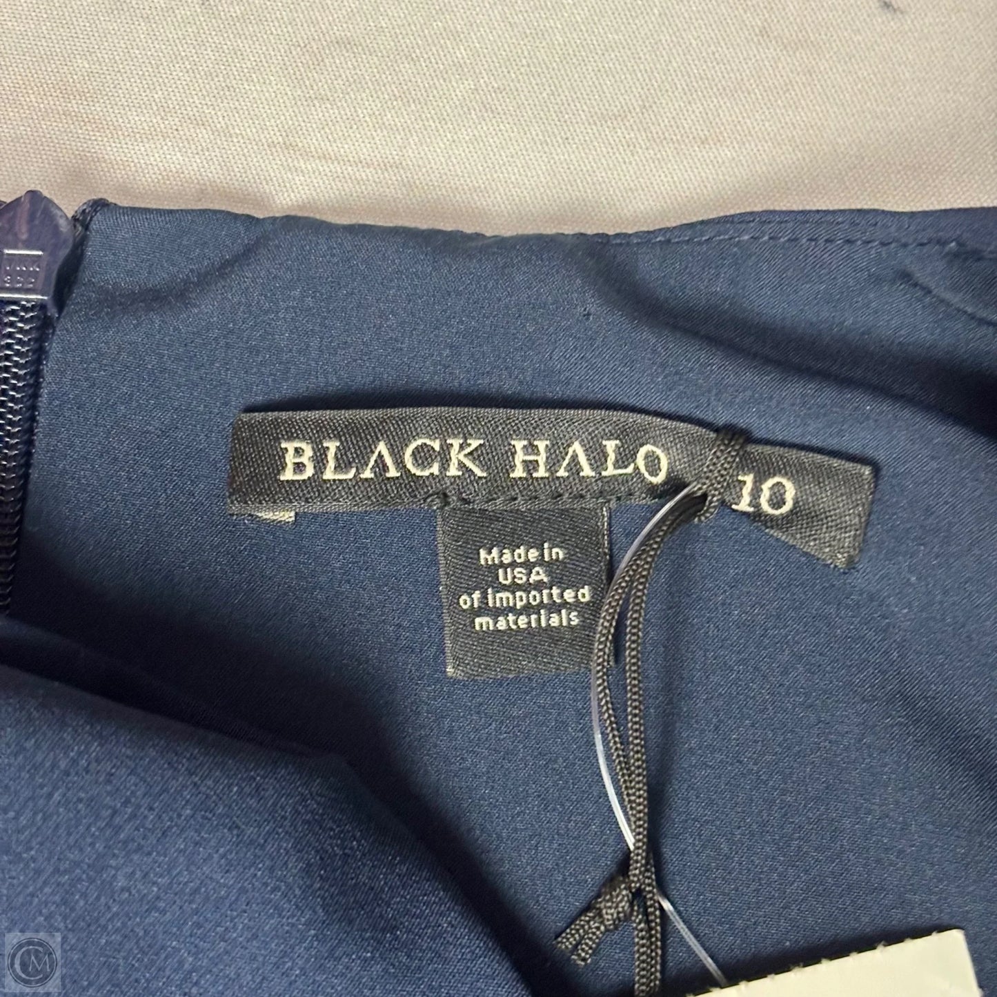 Dress Party Midi By Black Halo In Navy, Size: M