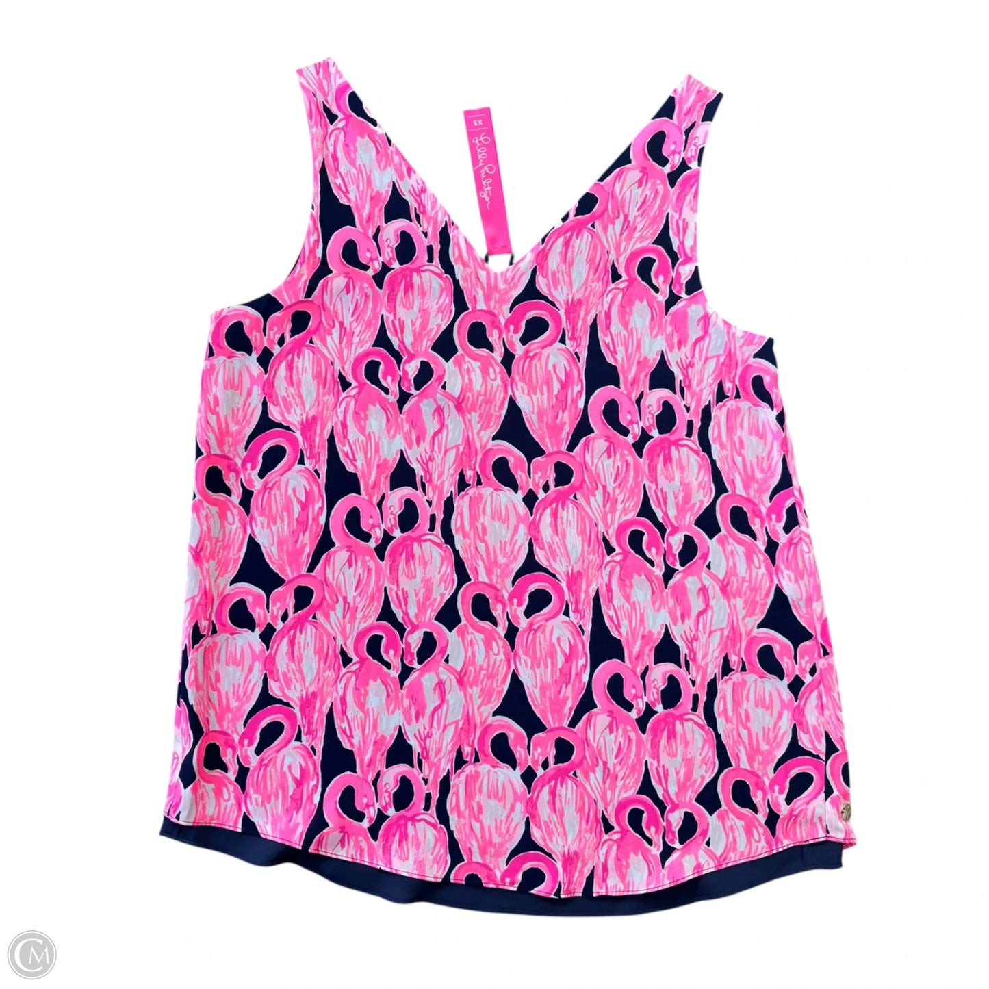Top Sleeveless Designer By Lilly Pulitzer In Navy, Size: Xs