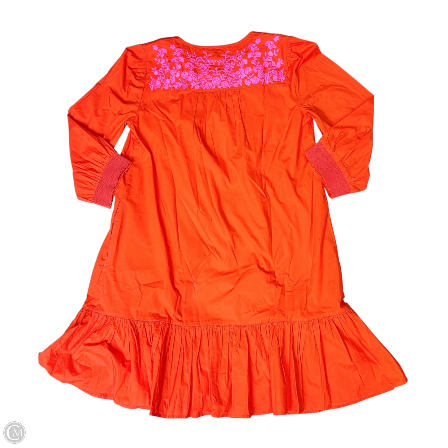 Dress Casual Midi By J. Crew In Orange, Size: S