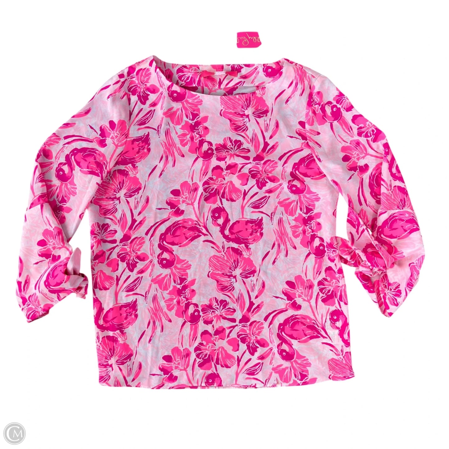 Top Long Sleeve Designer By Lilly Pulitzer In Floral Print, Size: Xs