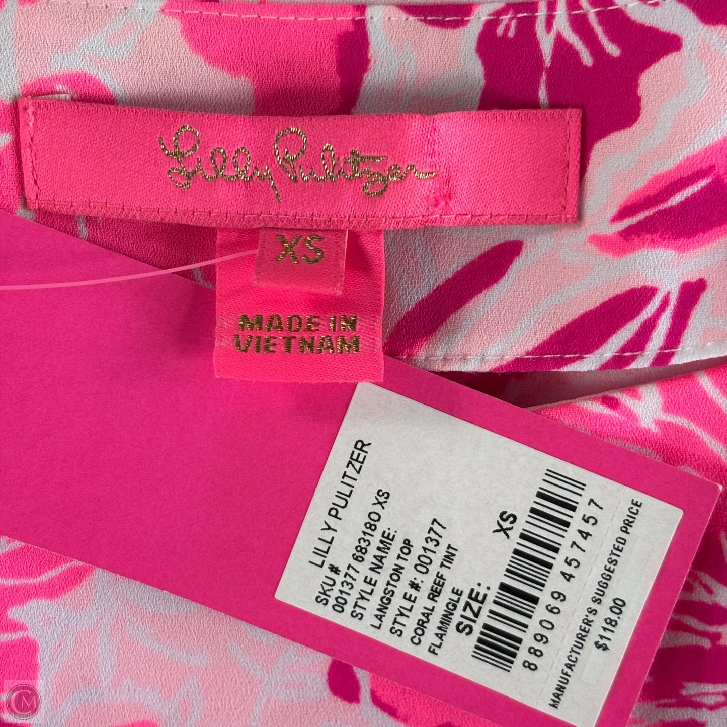 Top Long Sleeve Designer By Lilly Pulitzer In Floral Print, Size: Xs