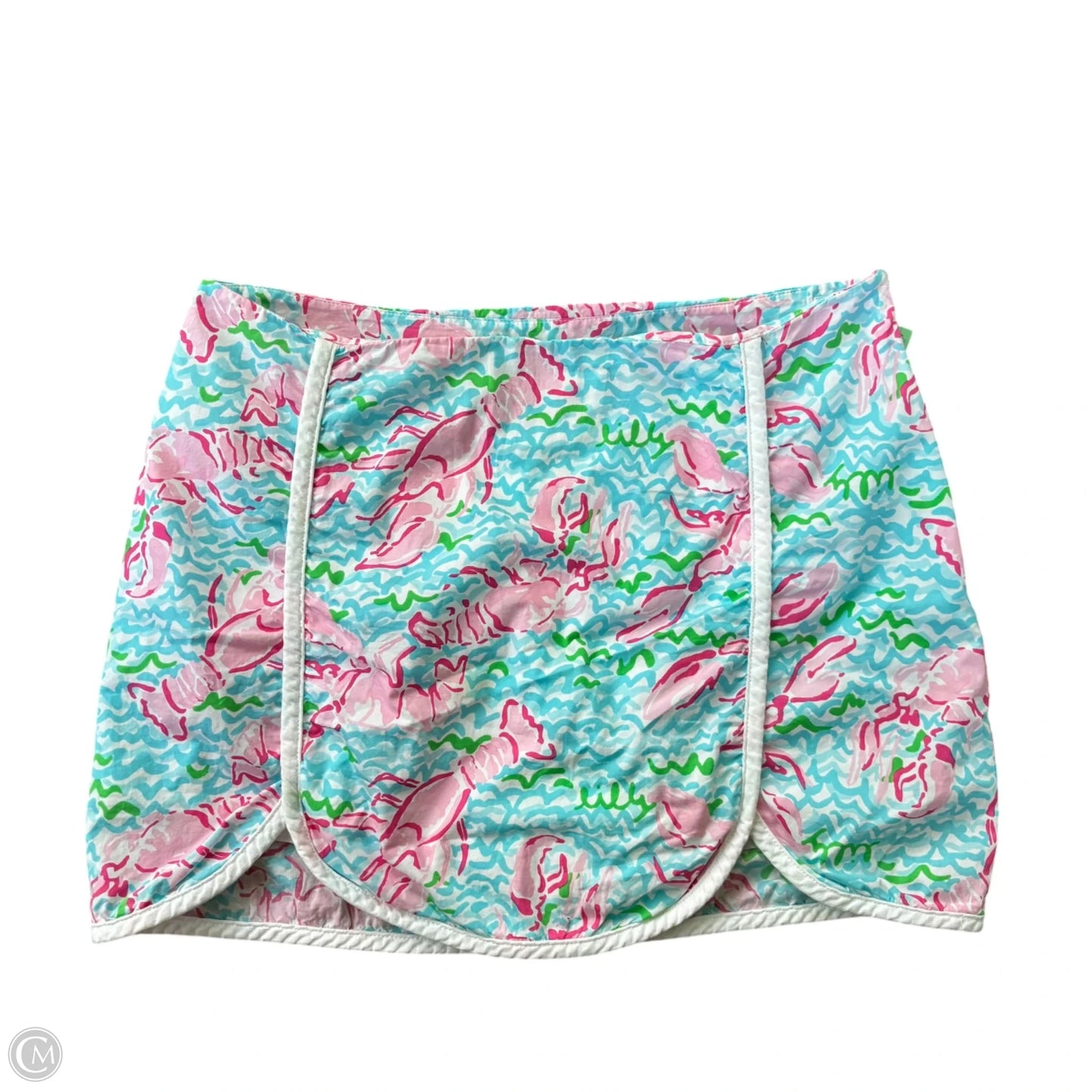 Skort Designer By Lilly Pulitzer In Blue & Pink, Size: 0