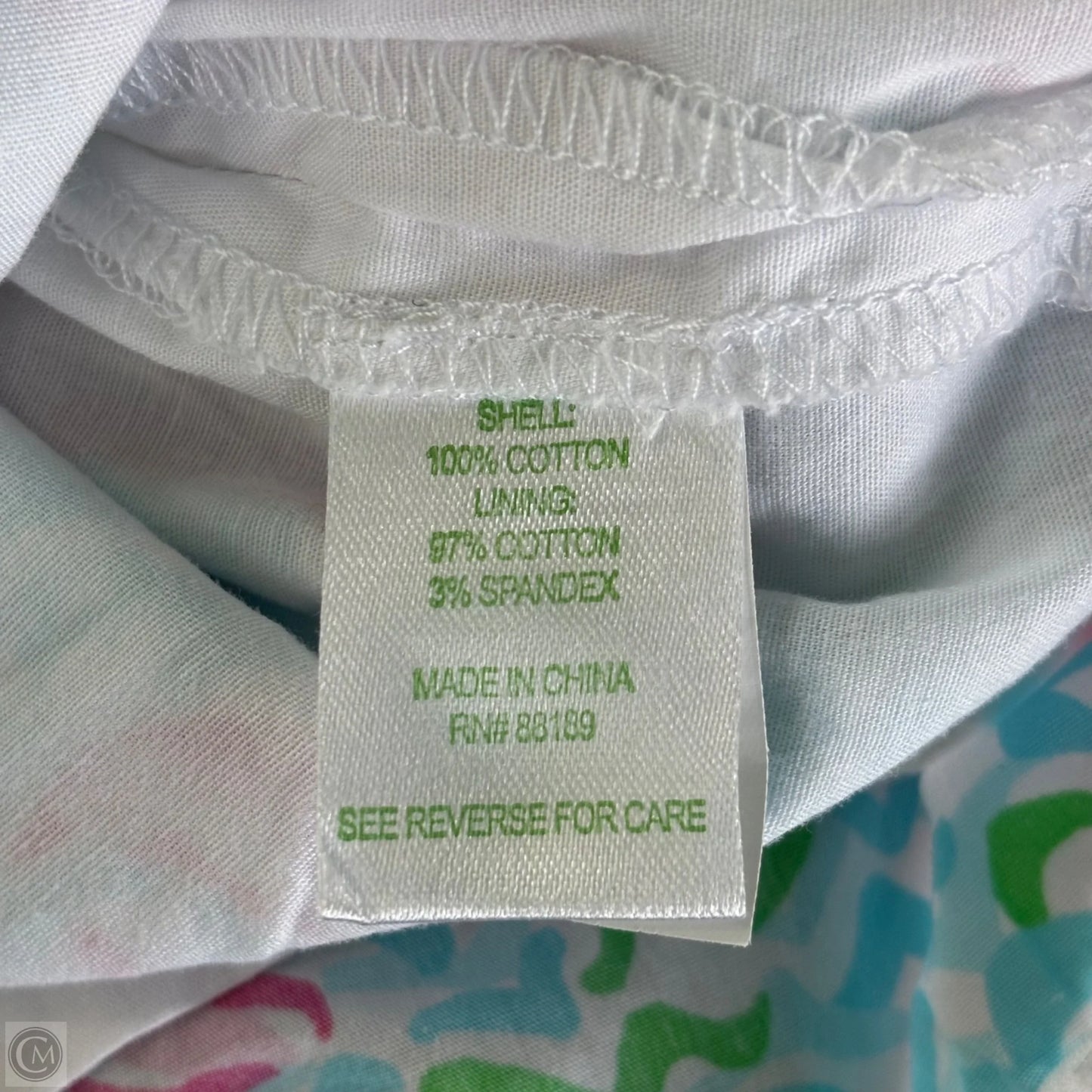 Skort Designer By Lilly Pulitzer In Blue & Pink, Size: 0