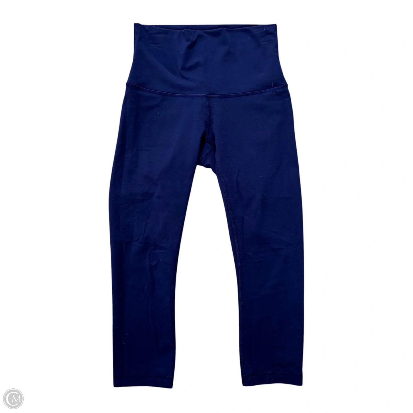 Athletic Leggings Capris By Lululemon In Navy, Size: S