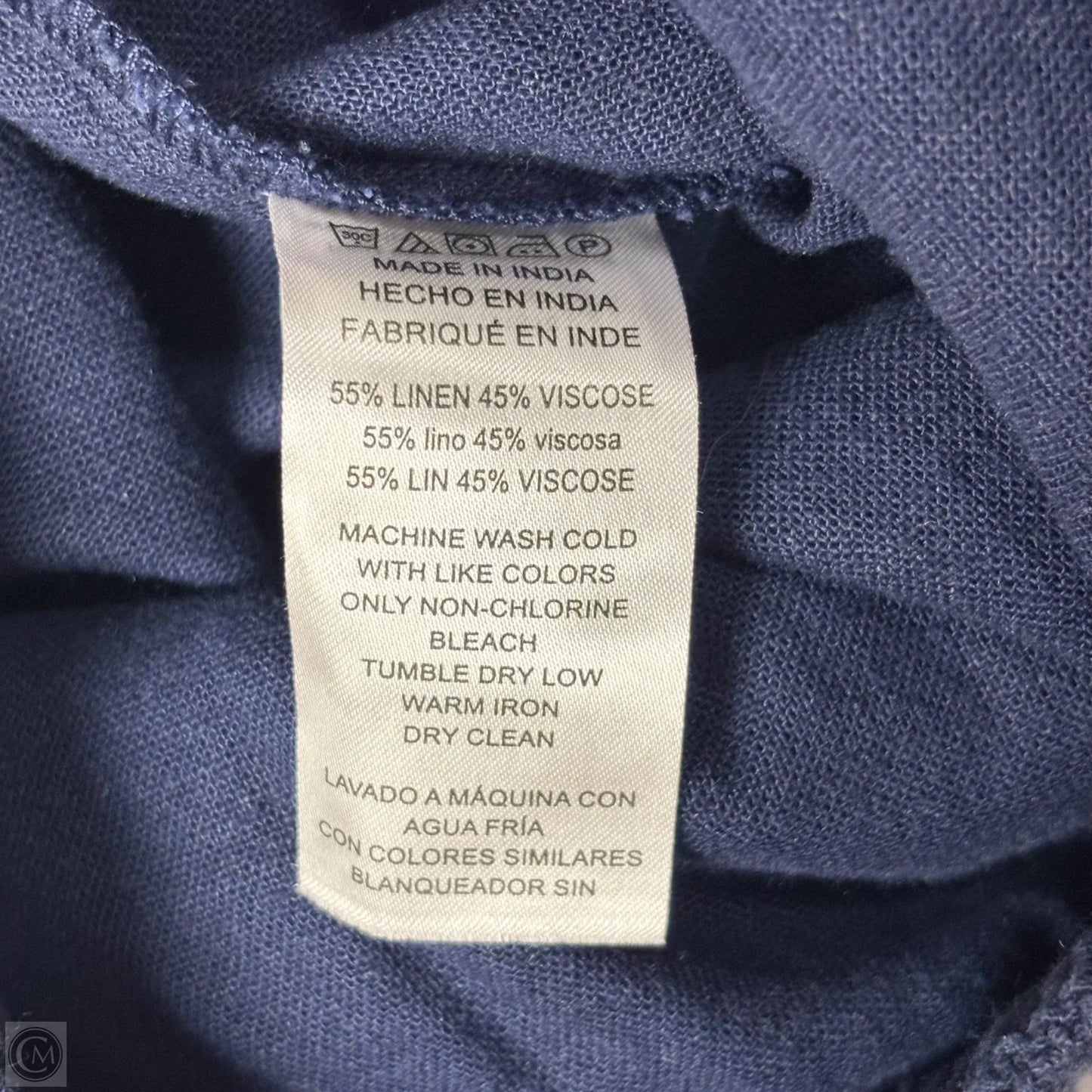 Pants Linen By Michael By Michael Kors In Navy, Size: M