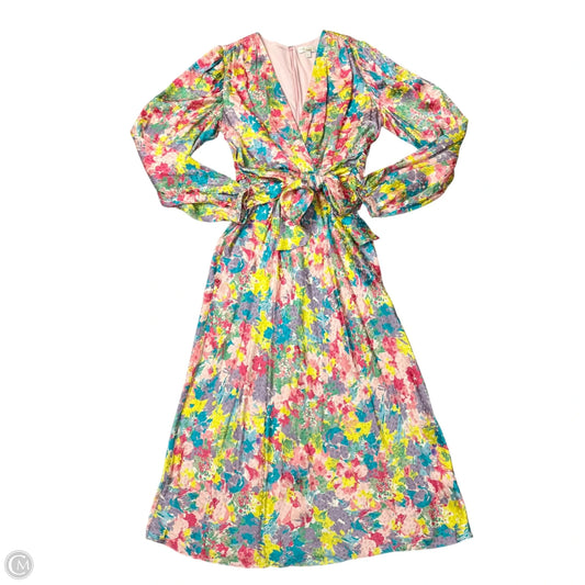Dress Casual Maxi By Ronny Kobo In Floral Print, Size: L