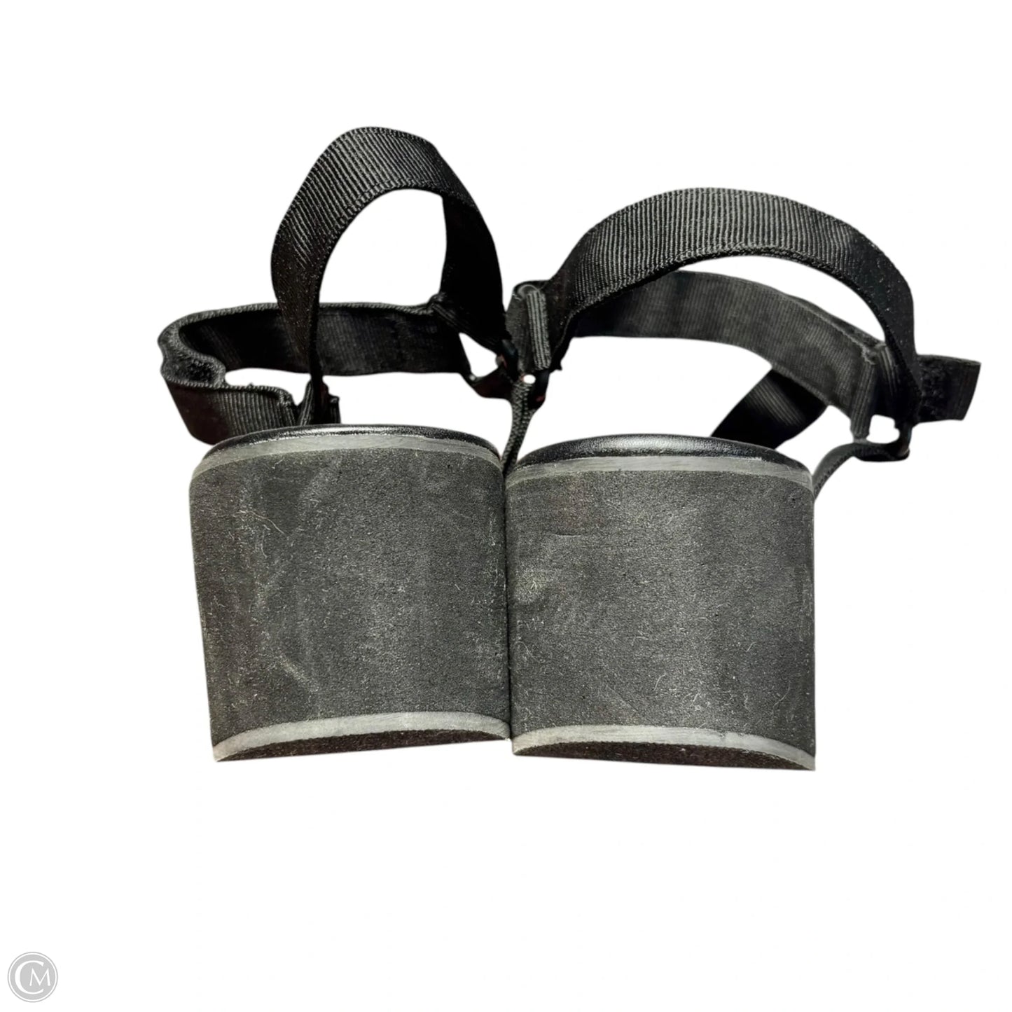 Sandals Heels Platform By Wild Pair In Black, Size: 9.5