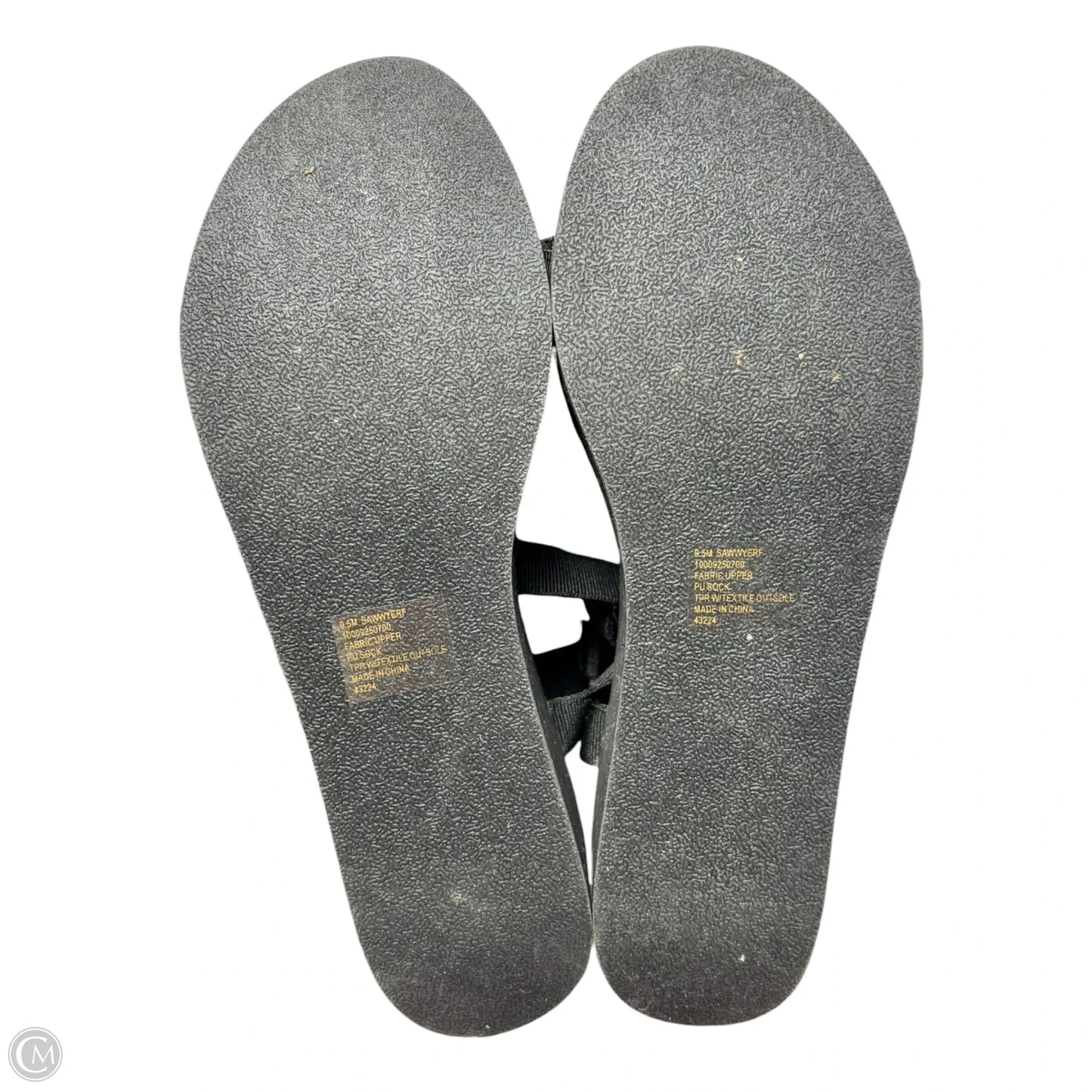Sandals Heels Platform By Wild Pair In Black, Size: 9.5