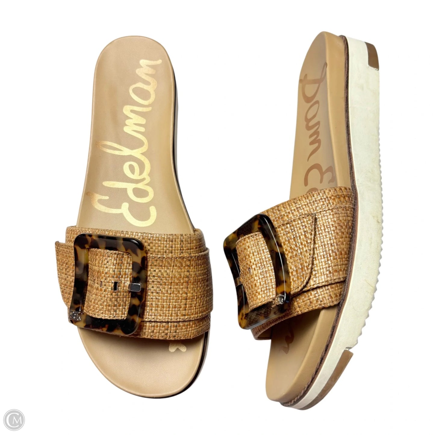 Sandals Flats By Sam Edelman In Brown, Size: 12