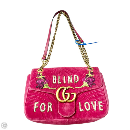 Handbag Luxury Designer By Gucci, Size: Medium