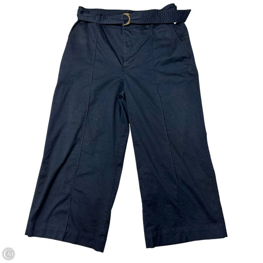 Pants Wide Leg By Lauren By Ralph Lauren In Navy, Size: 8