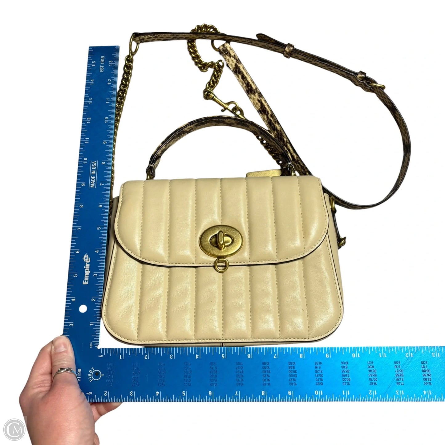 Handbag Designer By Coach, Size: Medium