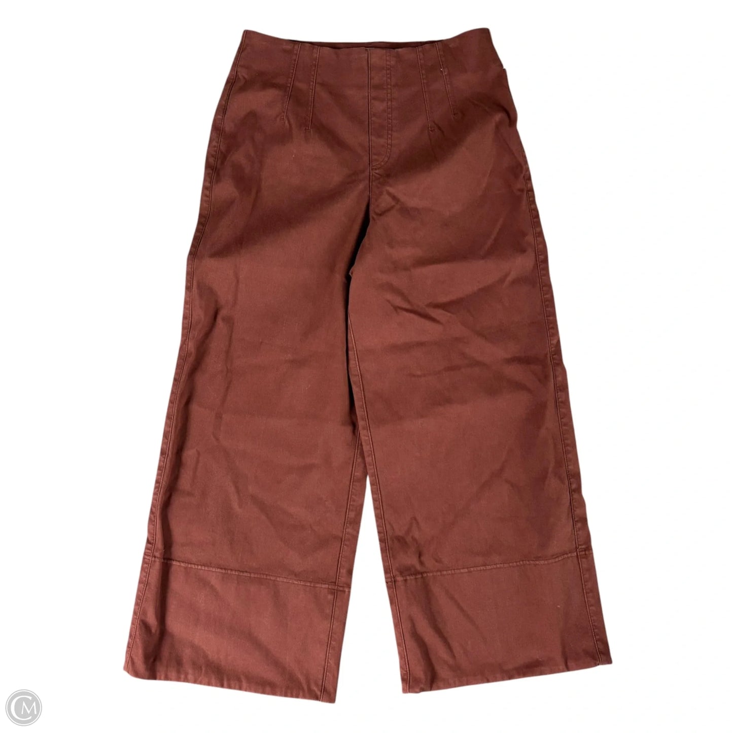 Pants Wide Leg By Spanx In Brown, Size: L