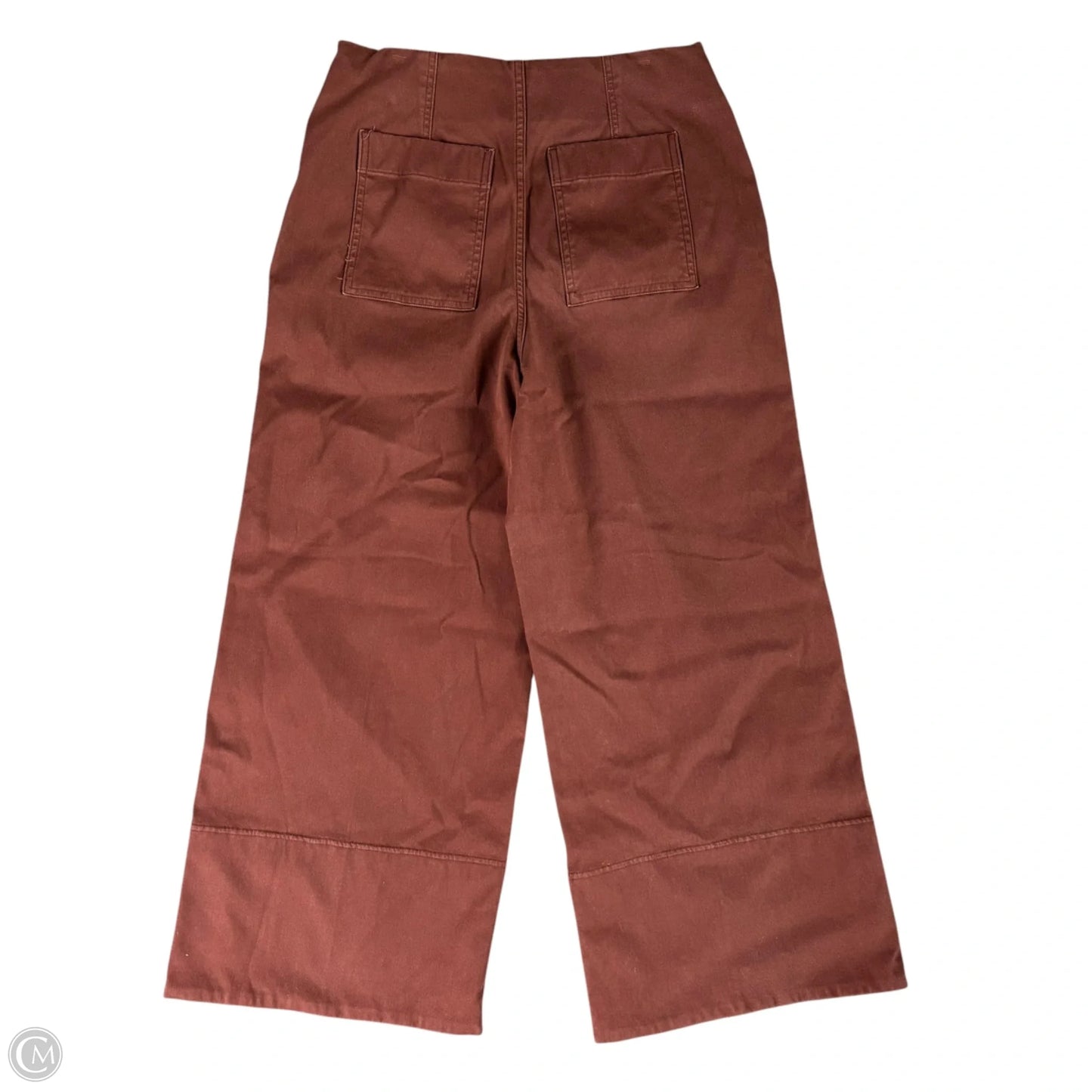 Pants Wide Leg By Spanx In Brown, Size: L