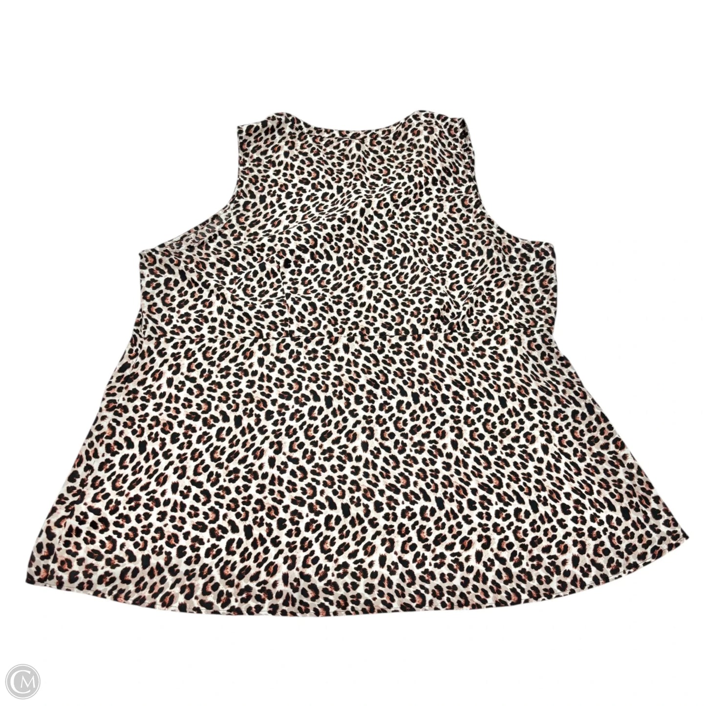Top Sleeveless By Torrid In Leopard Print, Size: 4x