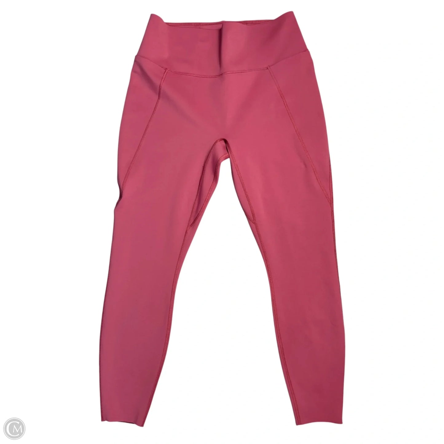 Athletic Leggings By Nike Apparel In Pink, Size: L