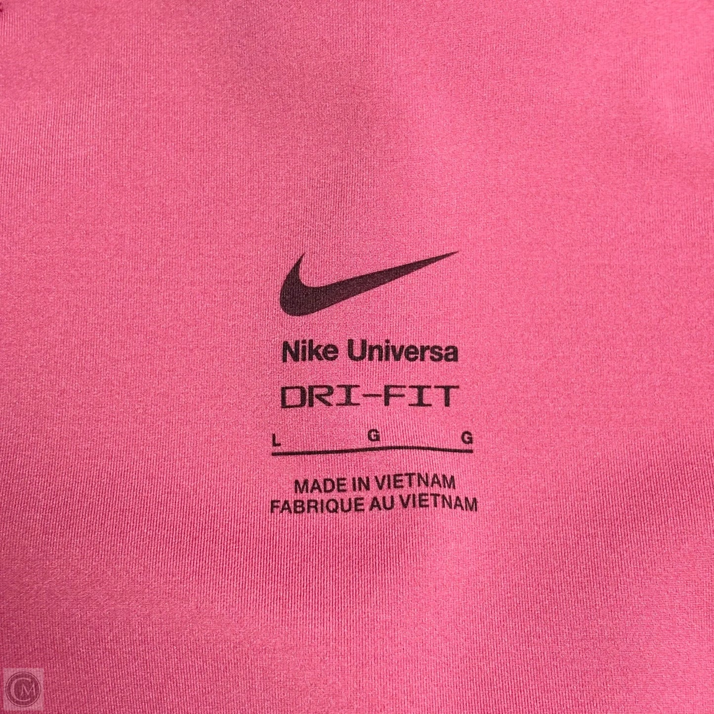 Athletic Leggings By Nike Apparel In Pink, Size: L