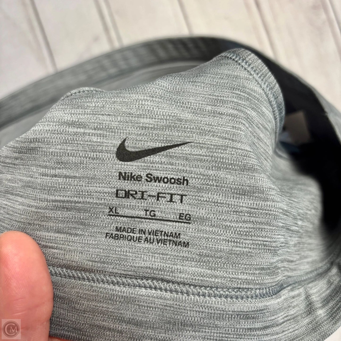 Athletic Bra By Nike Apparel In Grey, Size: Xl