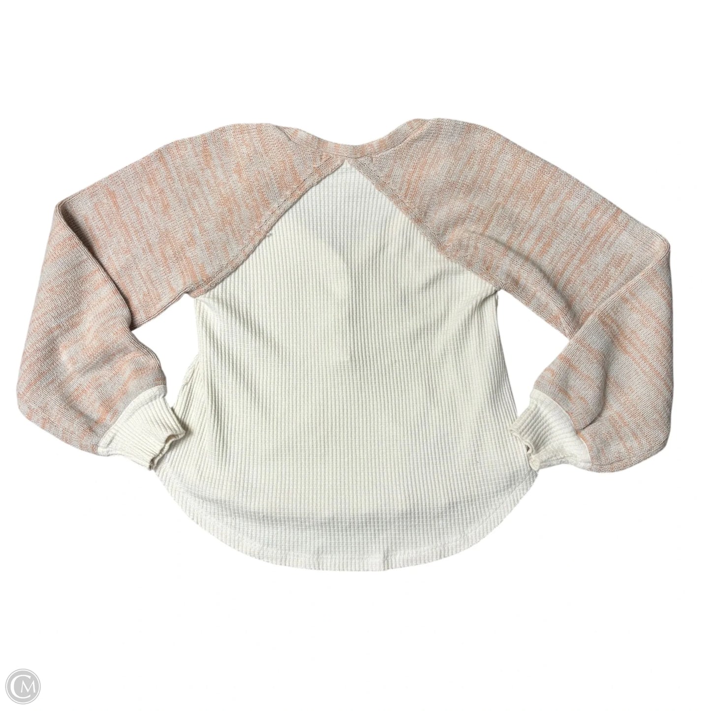 Top Long Sleeve By We The Free In Cream, Size: Xs